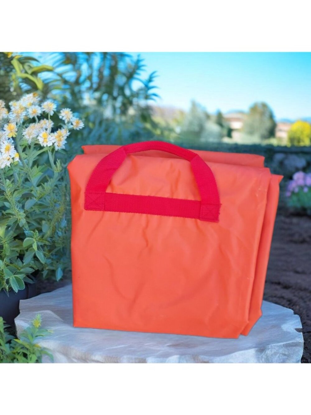 Travel Blanket On The Go Water Resistance 48"x 58" Fleece Inside Easy Carry - Picture 2 of 15